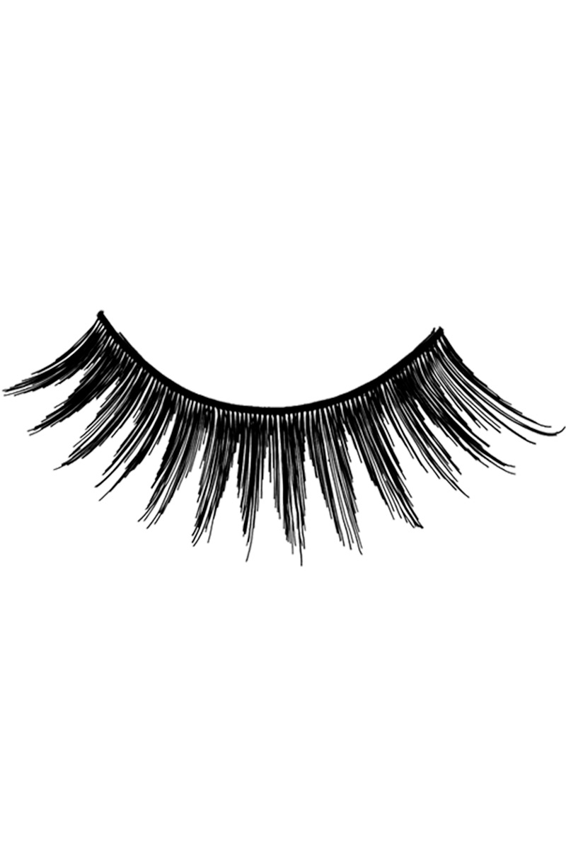 Schwarze Wimpern