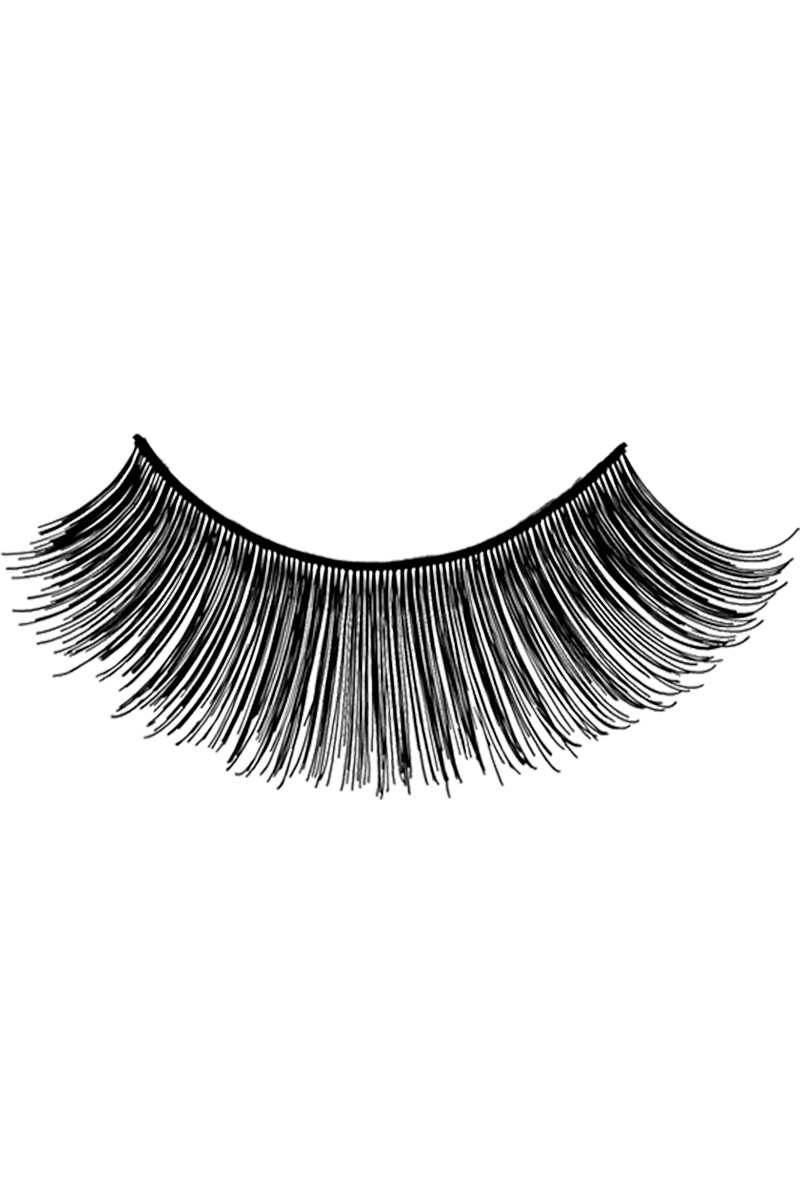 schwarze Wimpern
