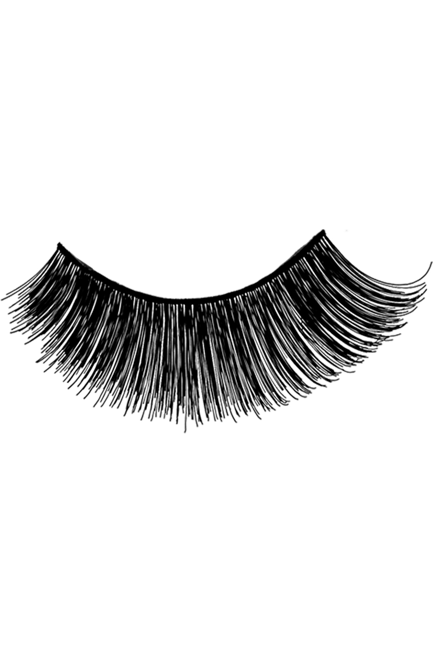 schwarze Wimpern