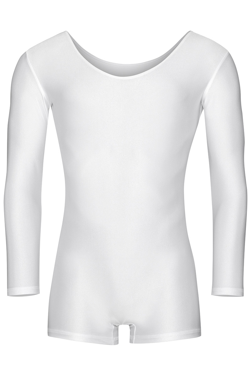 Herrenbody Langarm mit Boxer-Bein
