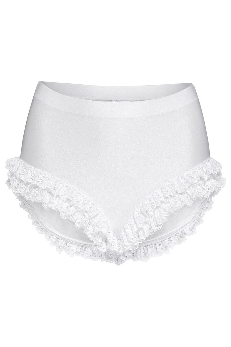 Spitzenhose, glänzend
