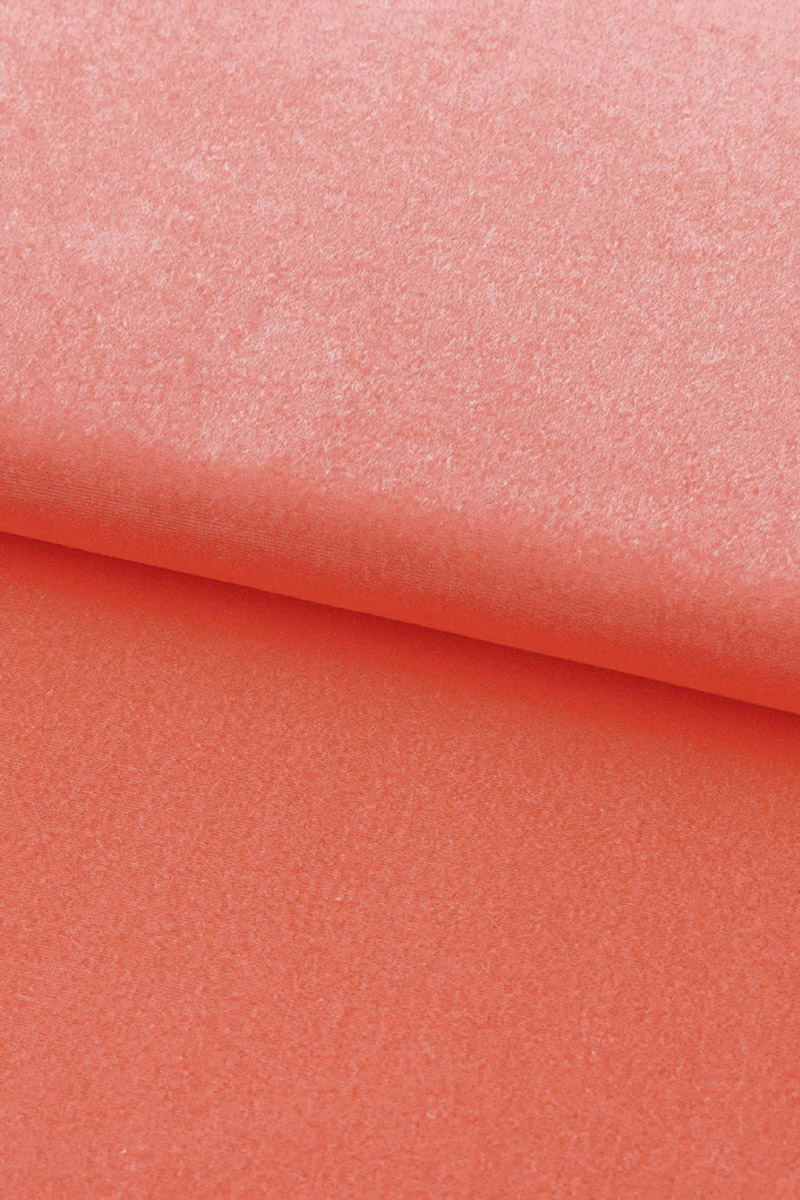 Stoff in der Farbe lachs