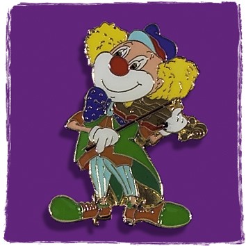 Pin "Clown mit Geige" - AUSVERKAUF