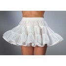 Bremoda Tüll-Petticoat, 3-stufig, 1-lagig, weiß, Einfass weiß