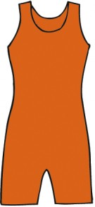 Bremoda Catsuit, Rundhals, ohne Arm, Beinlänge wie Gym.-Shorts