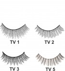 Kryolan Wimpern "TV Eyelashes", schwarz